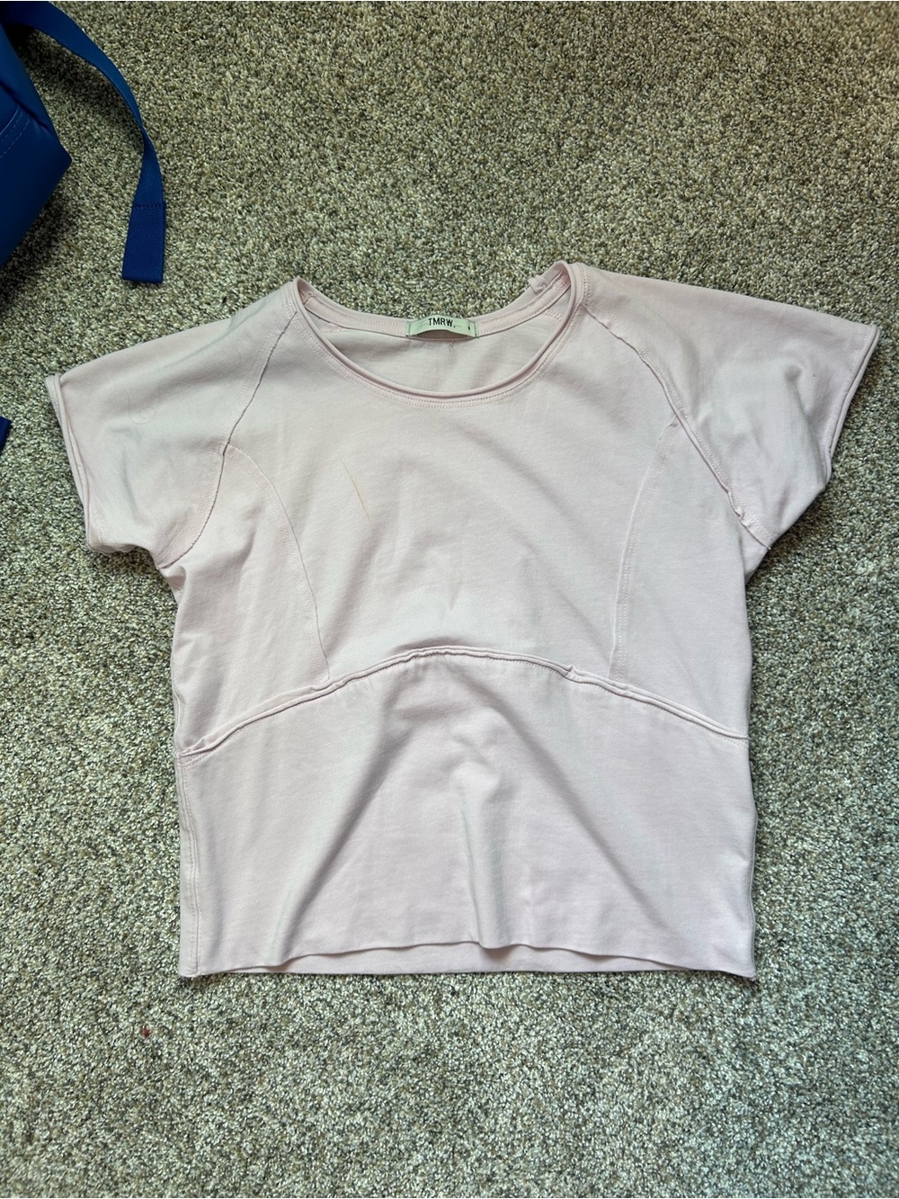 Light Blush Short Sleeve Scoop Tee by Unknown Brand